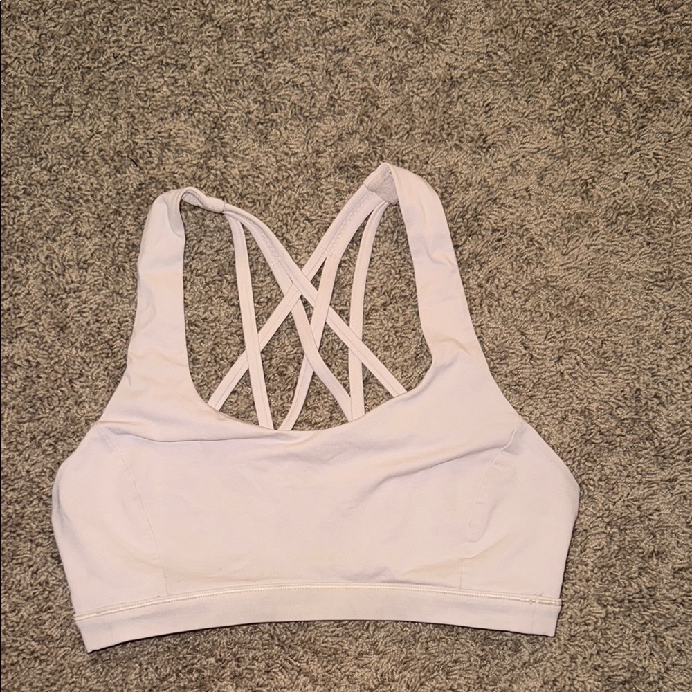 Women's Pink Lululemon Energy Sports Bra
